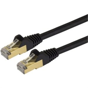 12ft Black Cat6a STP Cable