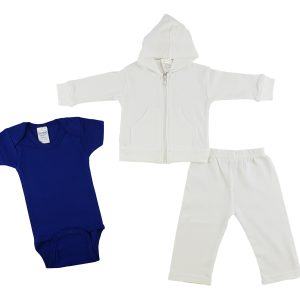 Infant Sweatshirt, Onezie And Pants - 3 Pc Set Cs_0224s