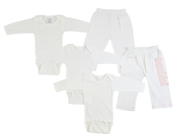 Infant Long Sleeve Onezies And Track Sweatpants Cs_0444nb
