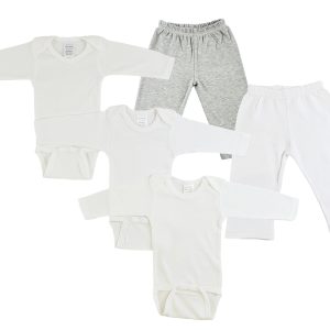 Infant Long Sleeve Onezies And Track Sweatpants Cs_0457nb