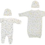 Unisex Closed-toe Sleep & Play With Caps (pack Of 4 ) Nc_0706s