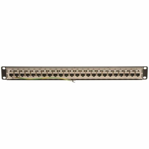 Eaton Tripp Lite Series 24-Port 1U Rack-Mount STP Shielded Cat6 /Cat5 Feedthrough Patch Panel, RJ45 Ethernet, TAA - Image 2