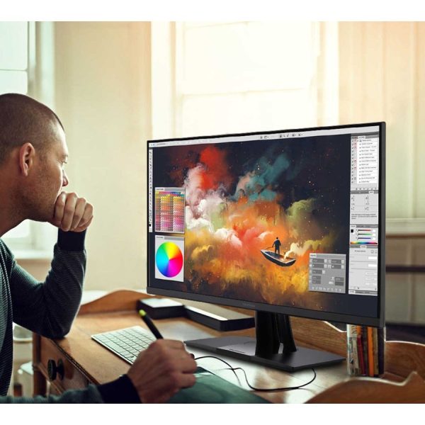 ViewSonic VP2756-4K 27 Inch 4K UHD IPS Ergonomic Monitor with Ultra-Thin Bezels, Color Accuracy, Pantone Validated, 60W USB C - Image 4