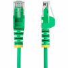 StarTech.com 10ft Green Slim CAT6 Ethernet Cable, Slim Snagless RJ45, UTP, LSZH, 28AWG Bare Copper, Slim Network Patch Cord, Fluke Tested - Image 2