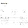 StarTech.com 3ft CAT6 Ethernet Cable - Gray Snagless Gigabit - 100W PoE UTP 650MHz Category 6 Patch Cord UL Certified Wiring/TIA - Image 8