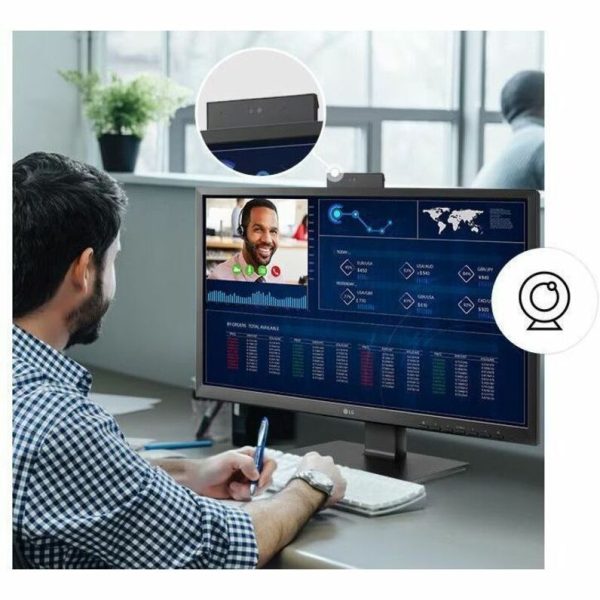 LG 24CQ650N-6N All-in-One Thin Client Celeron N5105 Quad-core (4 Core) 2 GHz - Matte Black - Image 6