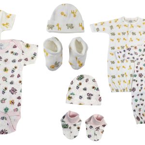 Newborn Baby Girl 8 Pc  Sets Nc_0632