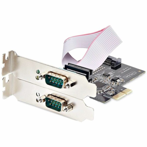 StarTech.com 2-Port Serial PCIe Card, Dual-Port RS232/RS422/RS485 Card, 16C1050 UART, ESD Protection, Windows/Linux, TAA-Compliant - Image 6