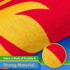 G128 3 Pack: Eritrea (Eritrean) Flag | 3x5 feet | Printed 150D Indoor/Outdoor, Vibrant Colors, Brass Grommets, Quality Polyester, Much Thicker More Durable Than 100D 75D Polyester - Image 4