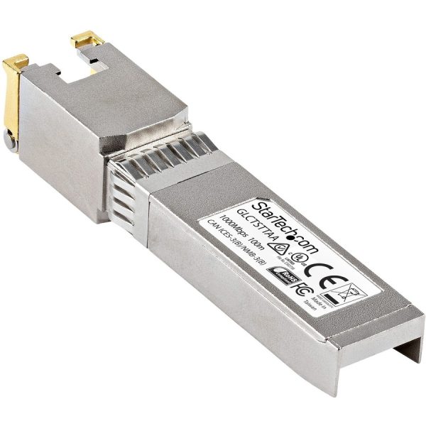 StarTech.com Cisco GLC-T Compatible SFP Module - 1000BASE-T - 1GE Gigabit Ethernet SFP SFP to RJ45 Cat6/Cat5e Transceiver - 100m - Image 5