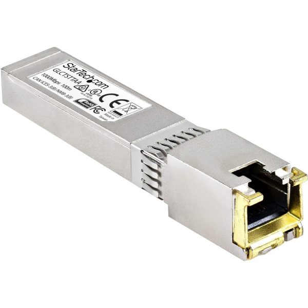 StarTech.com Cisco GLC-T Compatible SFP Module - 1000BASE-T - 1GE Gigabit Ethernet SFP SFP to RJ45 Cat6/Cat5e Transceiver - 100m - Image 6