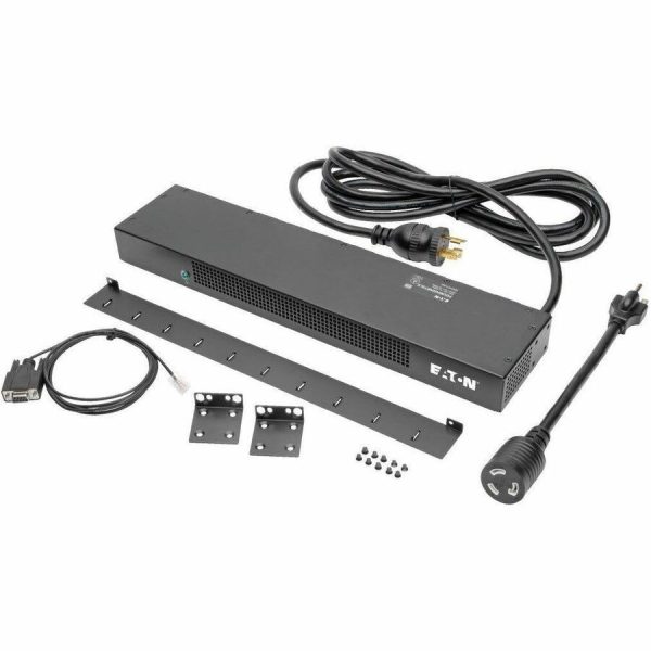 Eaton 1.9kW Single-Phase Switched PDU, LX Interface, 120V Outlets (8 5-15/20R), NEMA L5-20P/5-20P input, 12 ft. (3.66 m) Cord, 1U Rack, TAA - Image 5