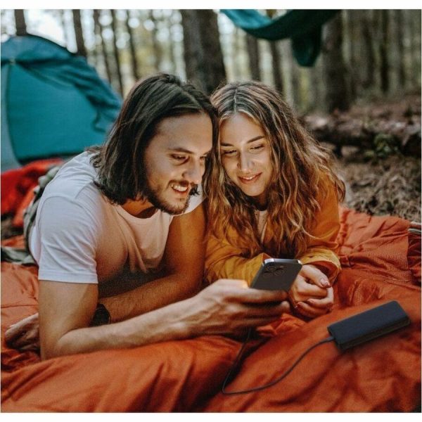 Belkin 20W 3-port USB Power Bank - 20K mAh - 2xUSB-A (12W), 1xUSB-C (15W) - Portable Charger - w/ USB-C to USB-C Cable - Black - Image 6