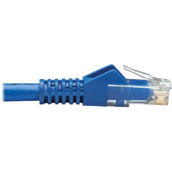 Eaton Tripp Lite Series Cat6 Gigabit Snagless Molded UTP Ethernet Cable (RJ45 M/M), PoE, CMR-LP, Blue, 20 ft. (6.09 m), TAA - Image 4