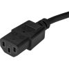 StarTech.com 6ft (1.8m) Computer Power Cord, Flat 5-15P to C13, 10A 125V, 18AWG, Black Replacement AC PC Power Cord, TV/Monitor Power Cable - Image 2