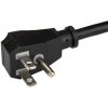 StarTech.com 6ft (1.8m) Computer Power Cord, Flat 5-15P to C13, 10A 125V, 18AWG, Black Replacement AC PC Power Cord, TV/Monitor Power Cable - Image 3
