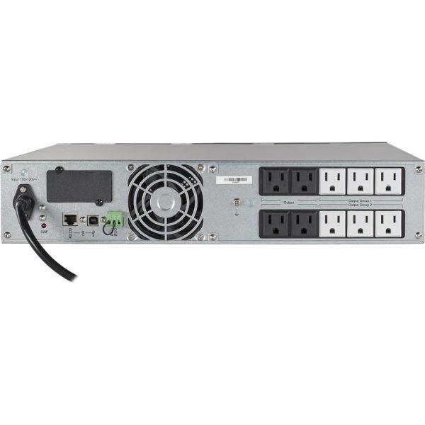Eaton 5P 750VA 600W 120V Line-Interactive UPS, 5-15P, 10x 5-15R Outlets, 16-Inch Depth, True Sine Wave, Cybersecure Network Card Option, 2U - Image 3