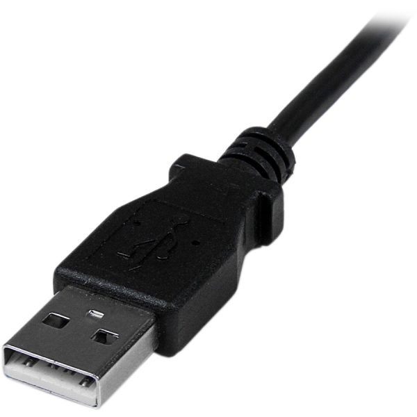 StarTech.com 2m Mini USB Cable - A to Down Angle Mini B - Image 2