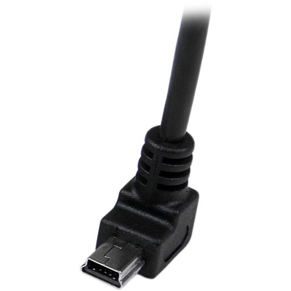 StarTech.com 2m Mini USB Cable - A to Down Angle Mini B - Image 3