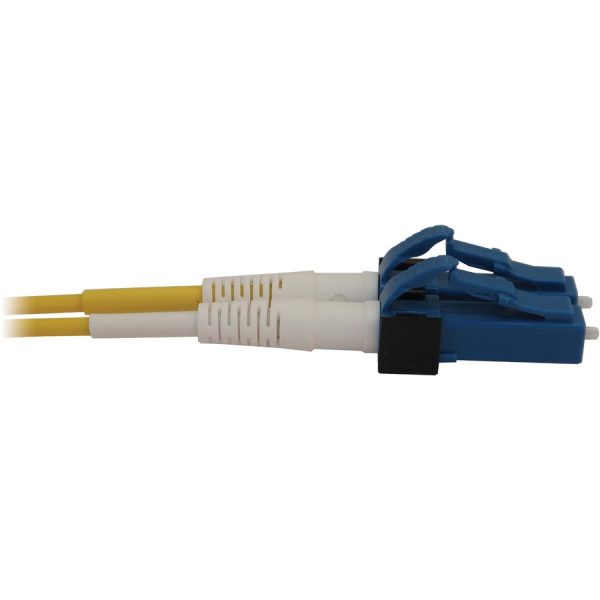 Eaton Tripp Lite Series 400G Duplex Singlemode 9/125 OS2 Switchable Fiber Optic Cable (LC/UPC M/M), LSZH, Yellow, 2 m (6.6 ft.) - Image 4