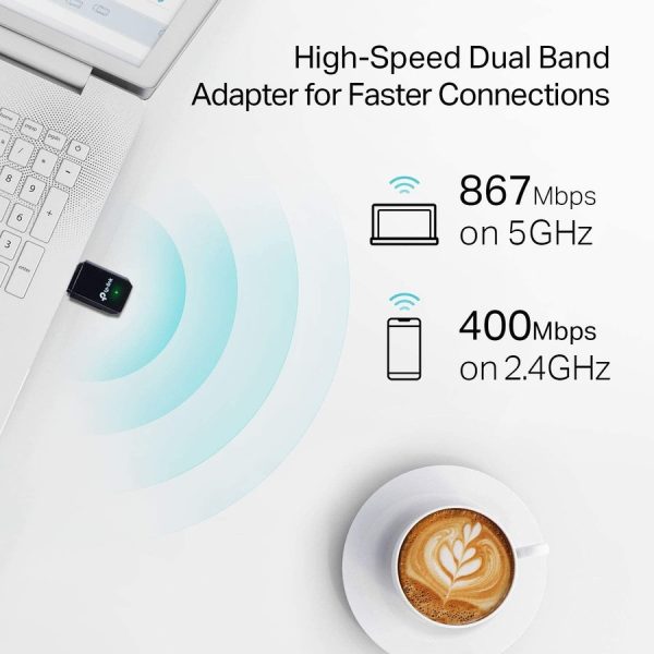 TP-Link Archer T3U - IEEE 802.11ac Dual Band Wi-Fi Adapter for PC Desktop/Notebook - Image 10