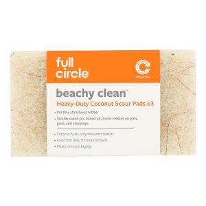 Full Circle Home - Coconut Scour Pads 3 Pack - CS of 10-CT
