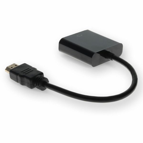 HP H4F02UT#ABA Compatible HDMI 1.3 Male to VGA Female Black Active Adapter For Resolution Up to 1920x1200 (WUXGA) - Image 2