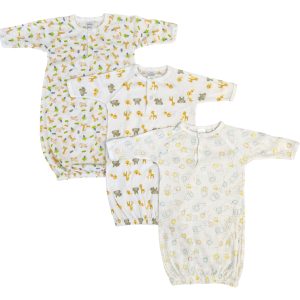 Unisex Newborn Baby 3 Piece Gown Set Nc_0743