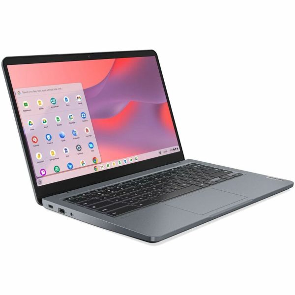 Lenovo 14e Chromebook Gen 3 82W6003DUS 14" Chromebook - Full HD - Intel N-Series N100 - 8 GB - 64 GB Flash Memory - English Keyboard - Storm Gray - Image 3