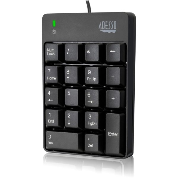 Adesso USB Spill Resistant 18-Key Numeric Keypad - Image 8