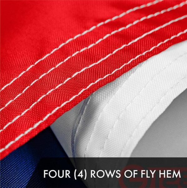 Texas TX State Flag 2x3FT 3-Pack Embroidered Polyester By G128 - Image 4