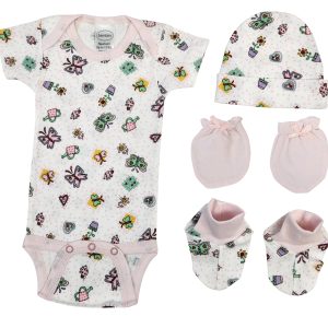 Newborn Baby Girl 4 Pc  Sets Nc_0606