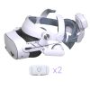 Head Strap with Two Batteries 5000 mAh and Headphones Compatible with Oculus Quest 3 3S