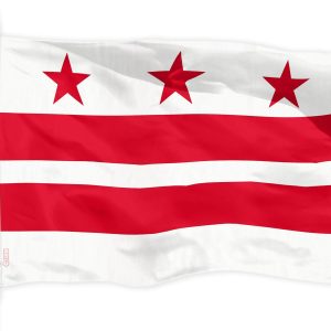 G128 Washington DC City Flag | 3x5 feet | Printed 150D Quality Polyester