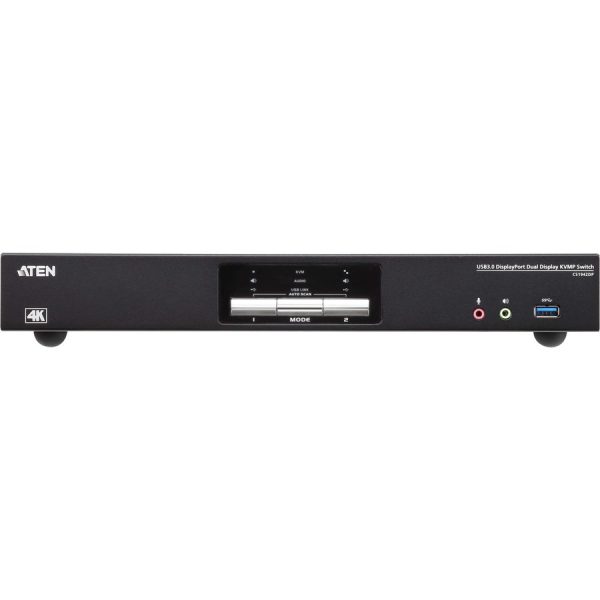 ATEN 2-Port USB 3.0 4K DisplayPort Dual Display KVMP Switch-TAA Compliant - Image 2