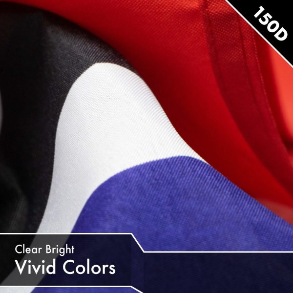 G128 2 Pack: Open Flag | 4x6 Ft | LiteWeave Pro Series Printed 150D Polyester | Commercial Business Flag, Vibrant Colors, Brass Grommets, Thicker and More Durable Than 100D 75D Polyester - Image 3