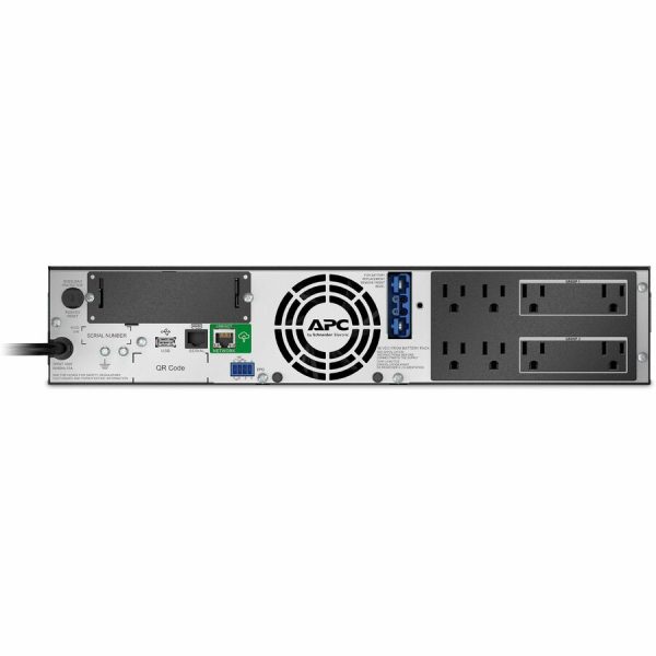 APC Smart-UPS X, Line Interactive, 1000VA, Rack/tower convertible 2U, 120V, 8x 5-15R NEMA, SmartConnect port, Extended runtime - Image 3