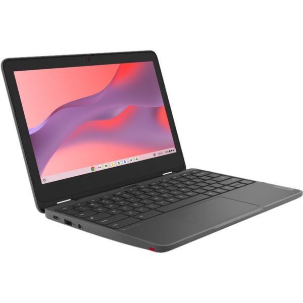 Lenovo 300e Yoga Chromebook Gen 4 82W20003US 11.6" Touchscreen Convertible 2 in 1 Chromebook - HD - Octa-core (ARM Cortex A76 + Cortex A55) - 4 GB - 32 GB Flash Memory - English Keyboard - Graphite Gray - Image 4