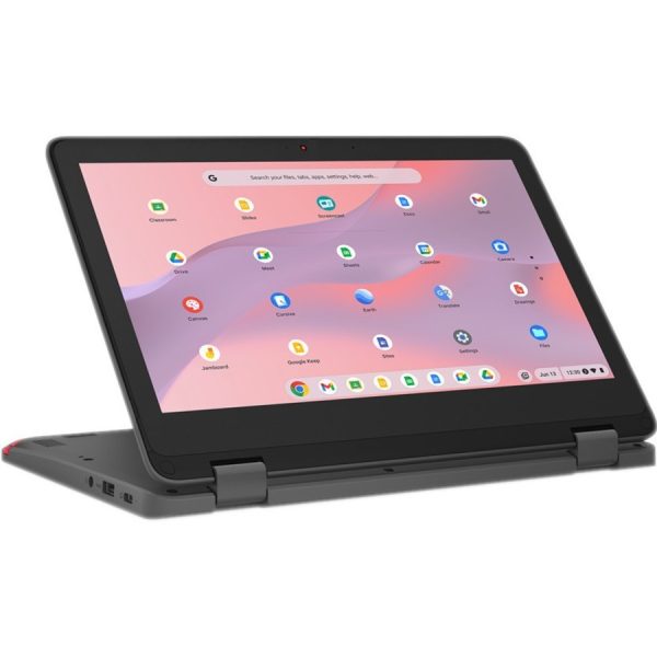 Lenovo 300e Yoga Chromebook Gen 4 82W20003US 11.6" Touchscreen Convertible 2 in 1 Chromebook - HD - Octa-core (ARM Cortex A76 + Cortex A55) - 4 GB - 32 GB Flash Memory - English Keyboard - Graphite Gray - Image 6