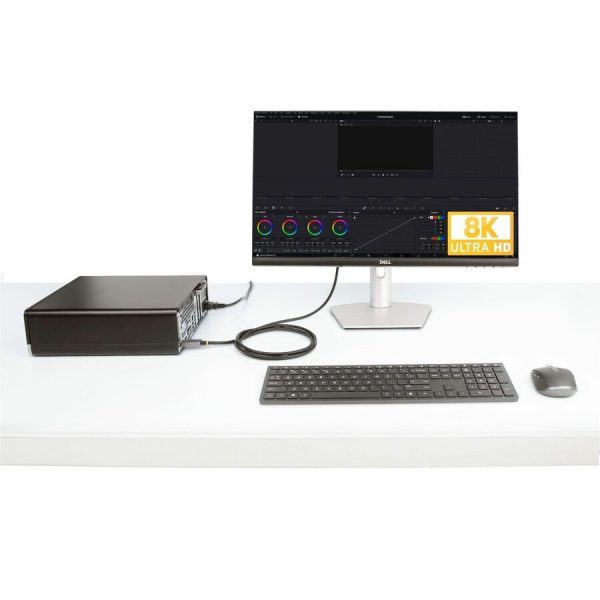 StarTech.com 6ft (2m) DisplayPort to HDMI Adapter Cable, 8K 60Hz, 4K 144Hz, HDR10, DP 1.4 to HDMI 2.1 Active Video Converter - Image 7