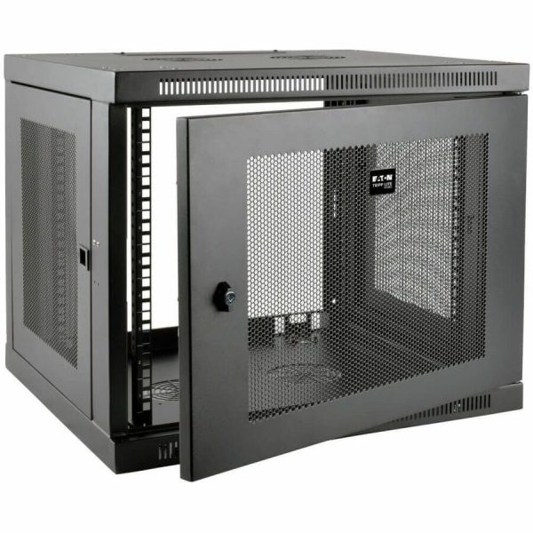 Eaton Tripp Lite Series SmartRack 9U Low-Profile Switch-Depth-Plus Wall-Mount Mini Rack Enclosure - Image 3