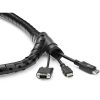 StarTech.com 1.5m / 4.9ft Cable Management Sleeve - Spiral - 45mm/1.8" Diameter - W/ Cable Loading Tool - Expandable Coiled Cord Organizer - Image 4