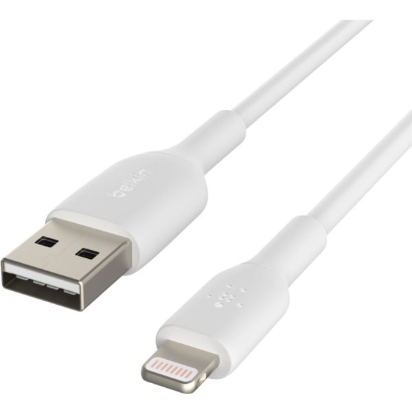 Belkin BoostCharge Lightning to USB-A Cable (1 meter / 3.3 foot, White) - Image 5