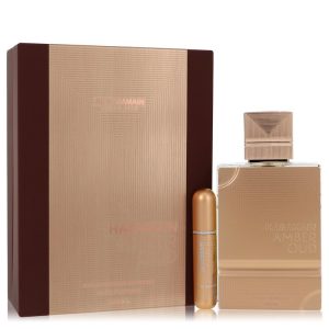 Al Haramain Gift Set 6.7 oz 6.7 Pure Perfume Spray + 0.34 oz Refillable Spray for Women