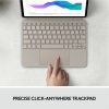 Logitech Combo Touch Keyboard/Cover Case for 11" Apple iPad Pro (3rd Generation), iPad Pro (2nd Generation), iPad Pro Tablet - Sand - Image 3
