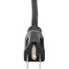 Eaton Tripp Lite Series Computer Power Cord, NEMA 5-15P to Left-Angle C13 - 10A, 125V, 18 AWG, 6 ft. (1.83 m), Black