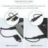 StarTech.com USB-C & USB-A Dock - Hybrid Universal Laptop Docking Station w/ 100W Power Delivery - Dual Monitor 4K 60Hz HDMI & DisplayPort - Image 5