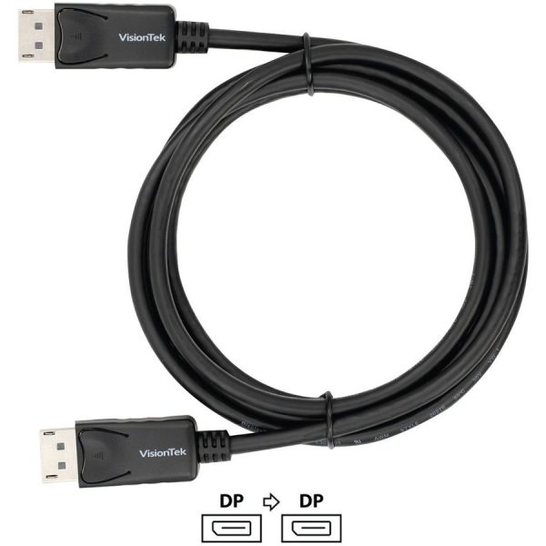 VisionTek DisplayPort to DisplayPort 2M Cable (M/M) - Image 5