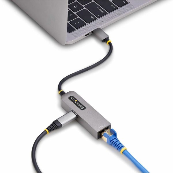 StarTech.com USB-C to Ethernet Adapter, 100W PD Pass-Through, NIC, USB 3.0 Type-C 1Gbps Multi Speed Network, USB 3.1 RJ45, Windows & Mac - Image 6