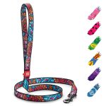 WAUDOG Nylon Dog Leash for Small Dogs and Medium Dogs 4 Ft   Strong Dog Leash for Large Dogs   Heavy Duty Dog Leashes for Large Breed Dogs & Puppy Leash for Small Boy & Girl Dogs